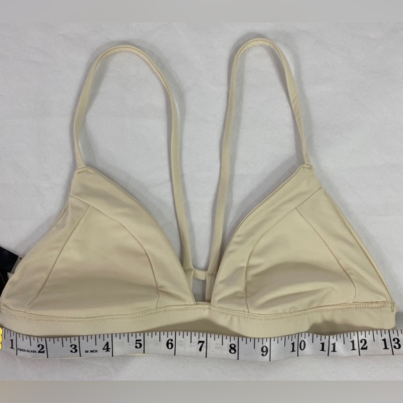 NWT Hurley Women's Large Quick Dry Bralette Surf Bikini Top Cream Straps New - Picture 8 of 15